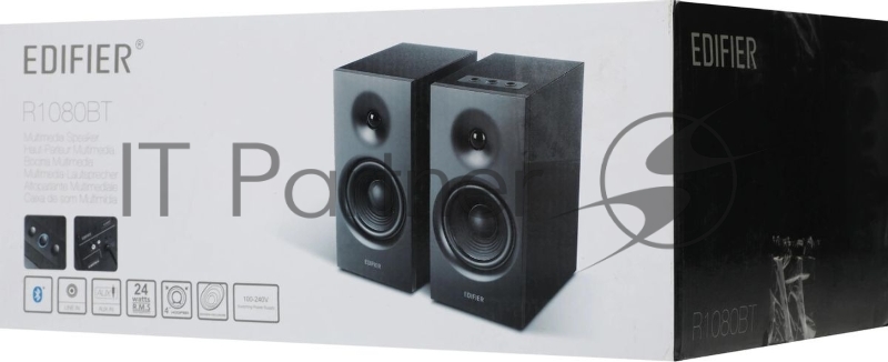 Колонки Edifier R1080BT Black (2.0,Bluetooth v5.0,24Bt RMS)
