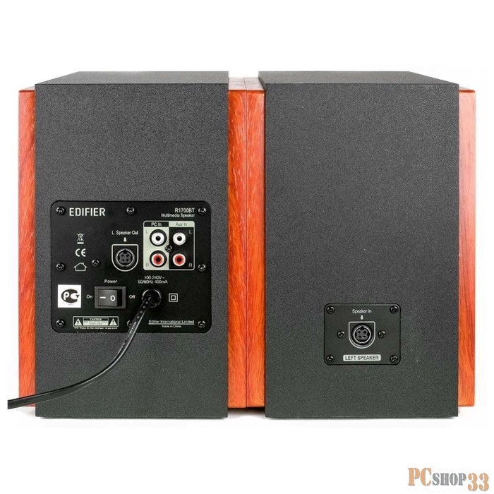 Колонки Edifier R1700BT Black (2.0,PC, AUX Bluetooth 4.0,RMS 15Вт,ДУ)