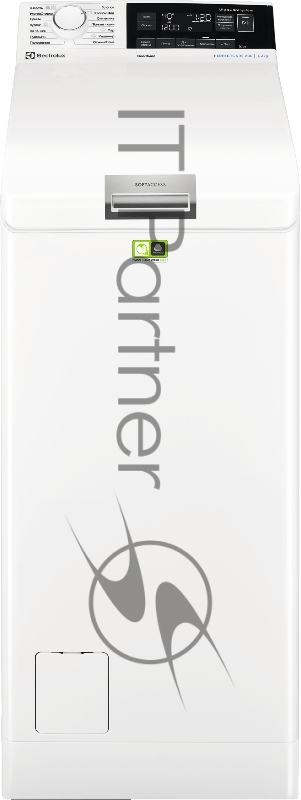 Стиральная машина ELECTROLUX EW8T3R562 / С вертикальной загрузкой 6 кг, отжим 1500 об/мин, большой ЖК дисплей, двигатель Инверторный с постоянными магнитами, створки Карборан плавное открывание, разглаживание и освежение белья при помощи пара, технол