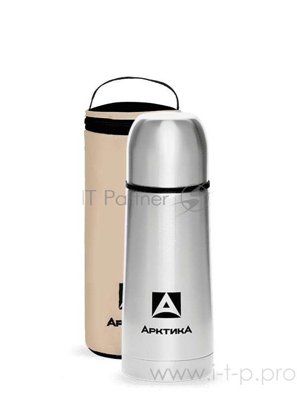 Термос Арктика 101-350А, 350 мл, в чехле, вакуумный, питьевой