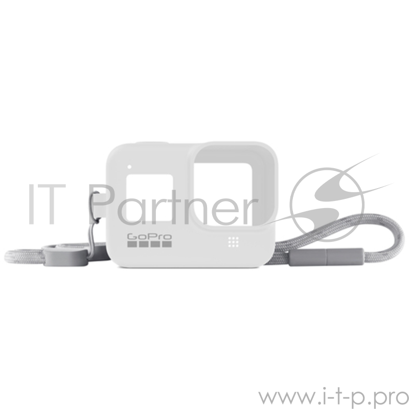 GoPro Силиконовый чехол с ремешком для камеры HERO8 белый AJSST-002 (Sleeve + Lanyard)
