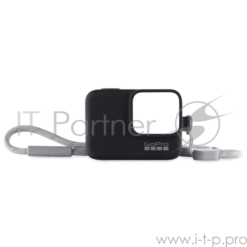 GoPro Силиконовый чехол с ремешком для камеры HERO8 черный AJSST-001 (Sleeve + Lanyard)
