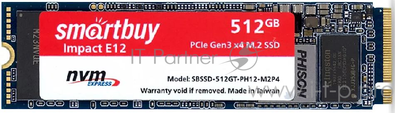 Smartbuy M.2 SSD 512Gb Impact E12 SBSSD-512GT-PH12-M2P4