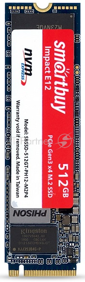 Smartbuy M.2 SSD 512Gb Impact E12 SBSSD-512GT-PH12-M2P4