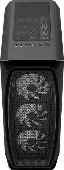 Корпус Aerocool Aero One Frost-G-BK-v1 черный без БП ATX 4x120mm 2xUSB3.0 audio