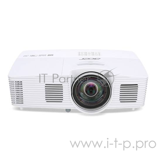 Проектор Acer H6517ST (DLP, 1080p 1920x1080, 3000Lm, 10000:1, HDMI, MHL, 1x2W speaker, 3D Ready, lamp 8000hrs, short-throw, WHITE, 2.5kg)