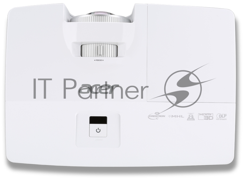 Проектор ACER S1286Hn (DLP, XGA 1024x768, 3500Lm, 20000:1, +2xНDMI, USB, 1x16W speaker, 3D Ready, lamp 4000hrs, short-th