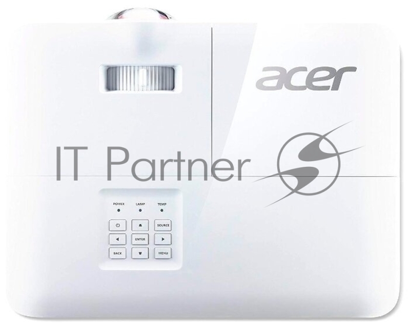 Проектор ACER S1286Hn (DLP, XGA 1024x768, 3500Lm, 20000:1, +2xНDMI, USB, 1x16W speaker, 3D Ready, lamp 4000hrs, short-th