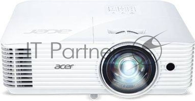 Проектор ACER S1386WH (DLP, 1280x800, 3600Lm, 20000:1, +2xНDMI, OSRAM, 1x16W speaker, lamp 5000hrs, short-throw, WHITE,