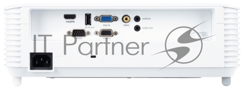 Проектор ACER S1386WH (DLP, 1280x800, 3600Lm, 20000:1, +2xНDMI, OSRAM, 1x16W speaker, lamp 5000hrs, short-throw, WHITE,