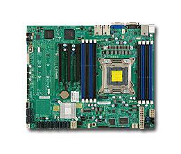 Материнская Плата SuperMicro MBD-X9SRI-F-O Soc-2011 iC602 ATX 8xDDR3 8xSATAII 2xSATA3 SATA RAID iI35