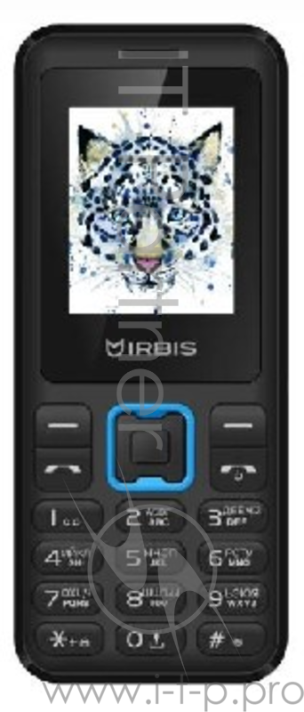 Мобильный телефон IRBIS SF50 Black/Blue 1.77 (128x160), 2xSimCard, Bluetooth, microUSB, MicroSD