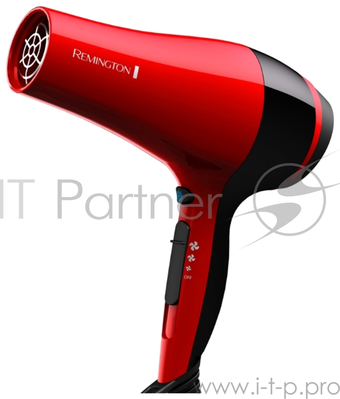 Фен REMINGTON D3080, 2000Вт, красный