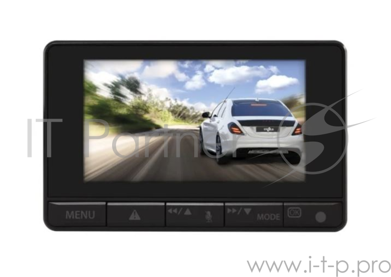 Автомобильный Видеорегистратор GAZER F750 +SD 16Gb. GPS, Wi-Fi 2-Cam 160°/ Full HD 1920x1080/ G-sensor/microSD до 128Gb