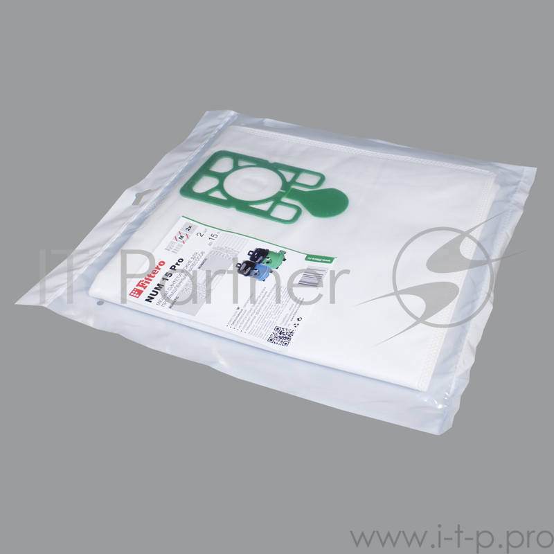 Мешки FILTERO NUM 15 Pro синтетические для промышленных пылесосов 2шт.