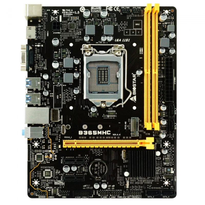 Мат.плата B365MHC, RTL