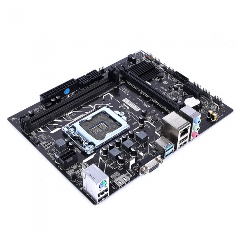 Мат.плата H310M-E V21, Socket 1151, Intel®H310, 2xDDR4-2666, D-SUB+HDMI, 1xPCI-Ex16, 1xPCI-Ex1, 4xSATA3, 8 Ch Audio, GLan, (4+2)xUSB2.0, (2+2)xUSB3.0, 1xPS/2, mATX, RTL {}