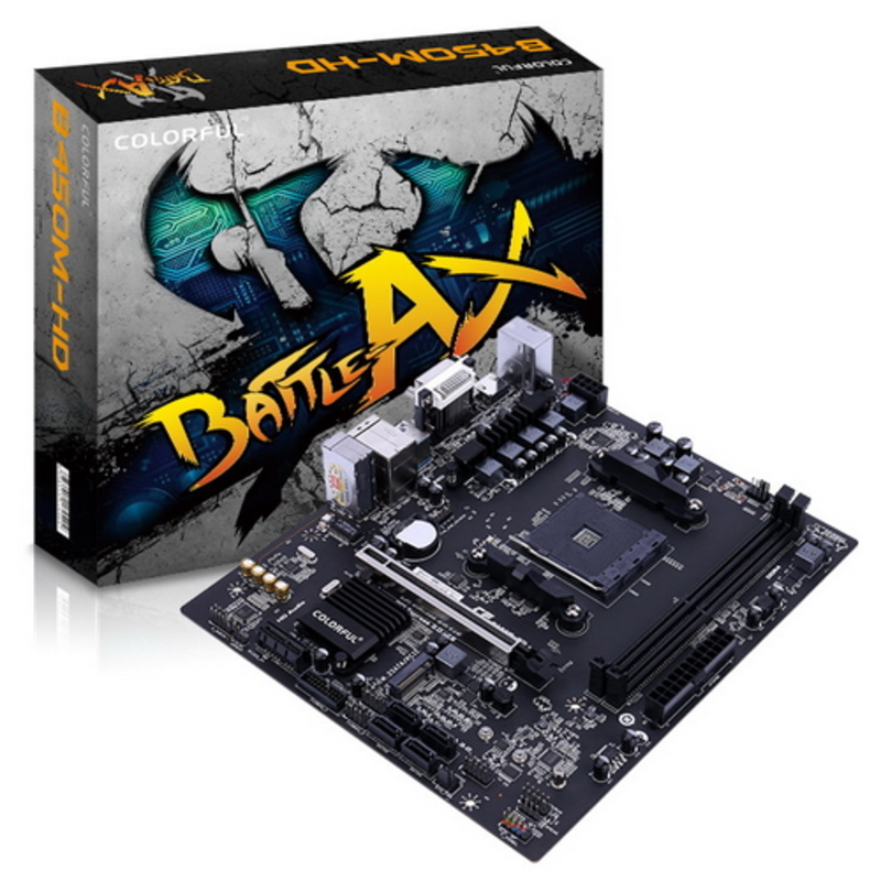 Мат.плата BATTLE-AX B450M-HD V14, RTL