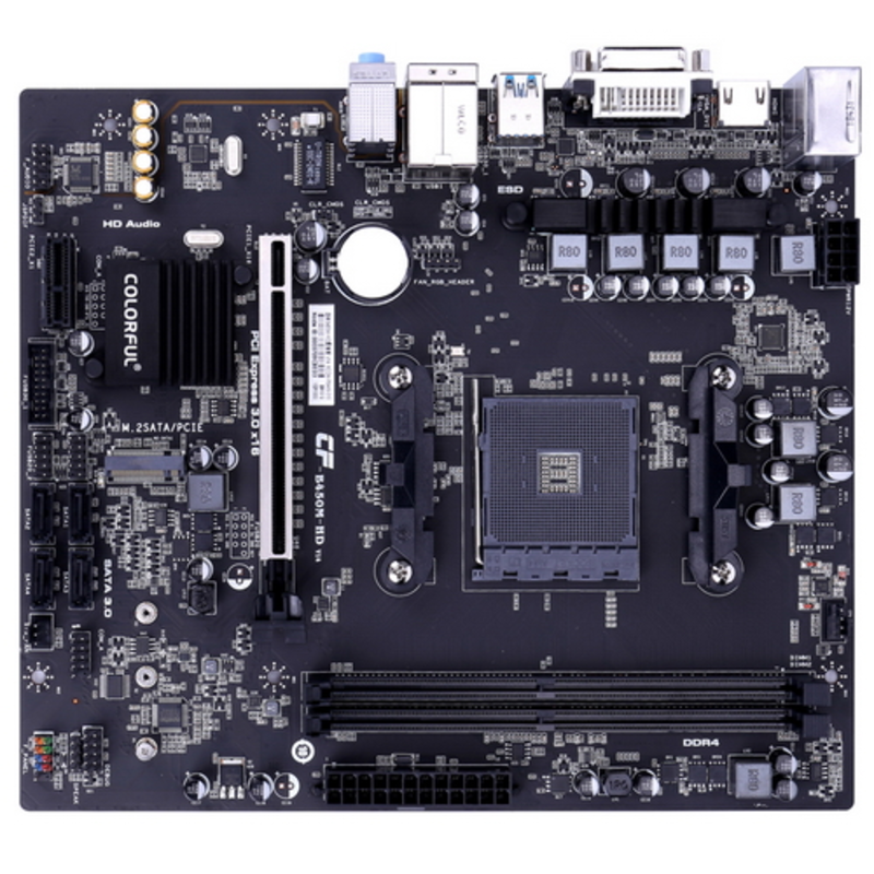 Мат.плата BATTLE-AX B450M-HD V14, RTL