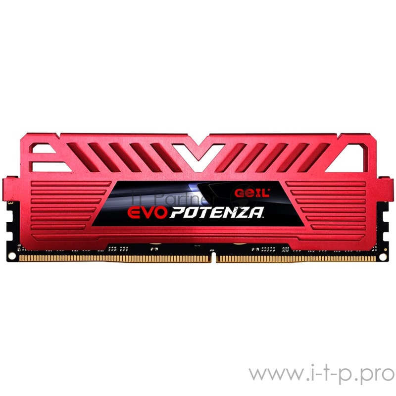 Модуль памяти DDR4 UDIMM 8GB PC4-25600 3200MHz 16-18-18-36 Retail Pack POTENZA Heatsink System