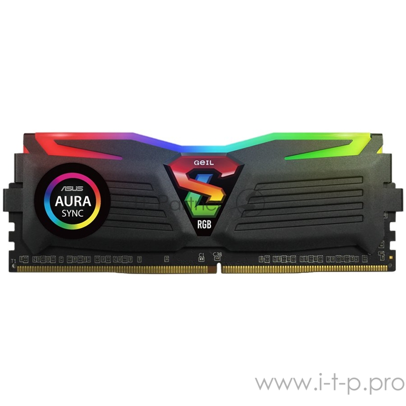 Модуль памяти DDR4 UDIMM 8GB PC4-24000 3000MHz 16-18-18-36 Retail Pack SUPER LUCE Heatsink System