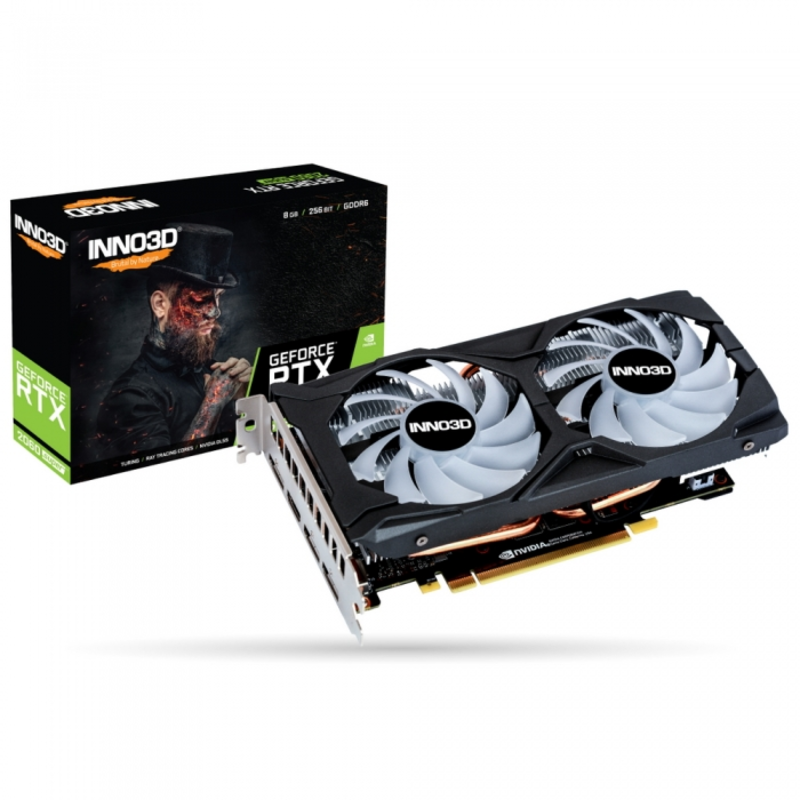 Видеокарта RTX 2060 SUPER TWIN X2 OC RGB 8GB (N206S2-08D6X-1710VA15LB) RTL {10} (700)