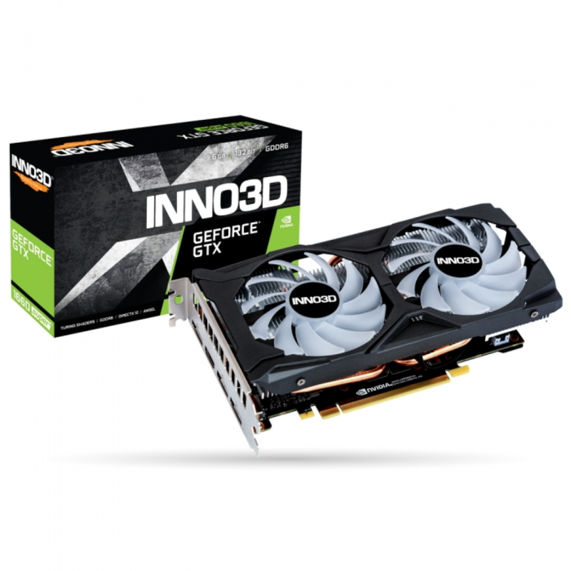 Видеокарта GTX 1660 SUPER TWIN X2 OC RGB 6GB (N166S2-06D6X-1712VA15LB) RTL {10} (696)