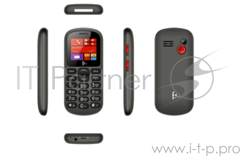Телефон сотовый F+ Ezzy1 Black, 1.77 128x160, 32MB RAM, up to 16GB flash, 0.08Mpix, 2 Sim, Micro-USB, 800mAh, 81g, 118 ммx55,2 ммx14,3 мм
