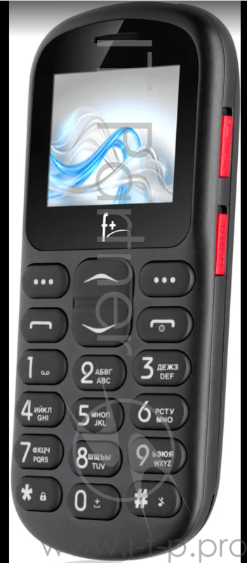 Телефон сотовый F+ Ezzy1 Black, 1.77 128x160, 32MB RAM, up to 16GB flash, 0.08Mpix, 2 Sim, Micro-USB, 800mAh, 81g, 118 ммx55,2 ммx14,3 мм
