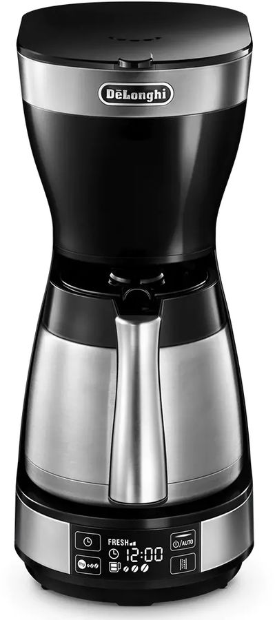 Кофеварка капельная Delonghi ICM16731 1200Вт черный/нержавеющая сталь