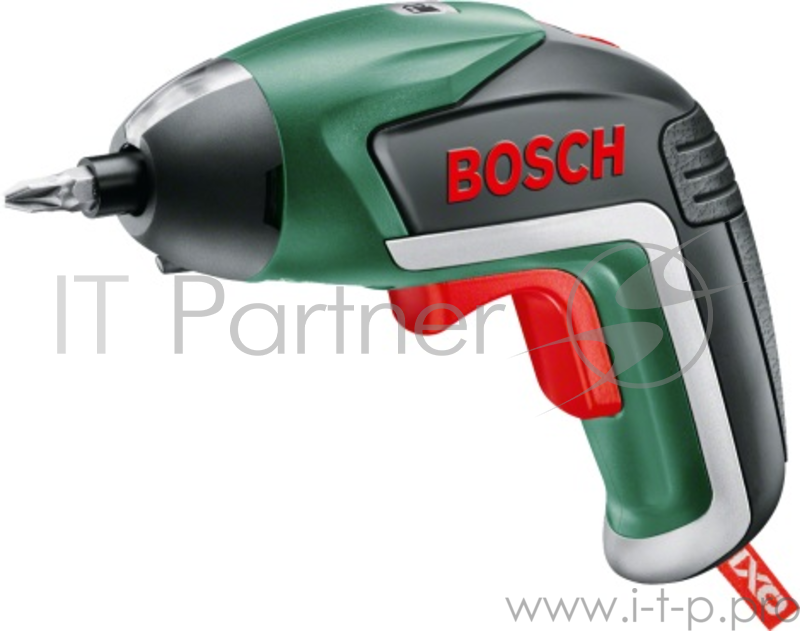 Шуруповерт Bosch IXO 06039A8020, аккум. (Li-Ion 3.6В, 215об./мин., шестигран.) + 10 бит