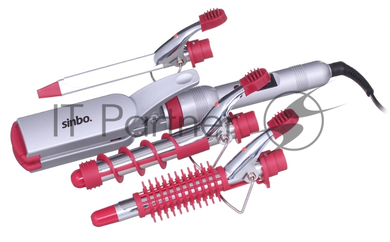 Мульти-Стайлер Sinbo SHD 7071 25Вт макс.темп.:180 серебристый/розовый