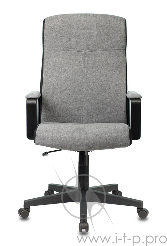 Кресло руководителя Бюрократ DOMINUS/#G серый 10-128