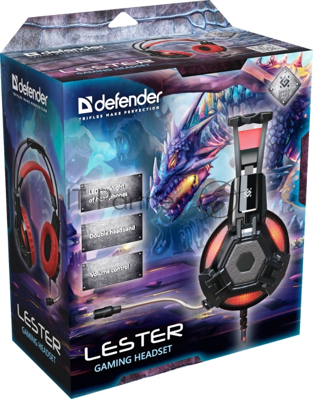 Гарнитура GAMING LESTER 64541 DEFENDER