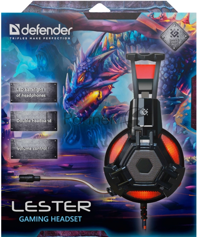 Гарнитура GAMING LESTER 64541 DEFENDER