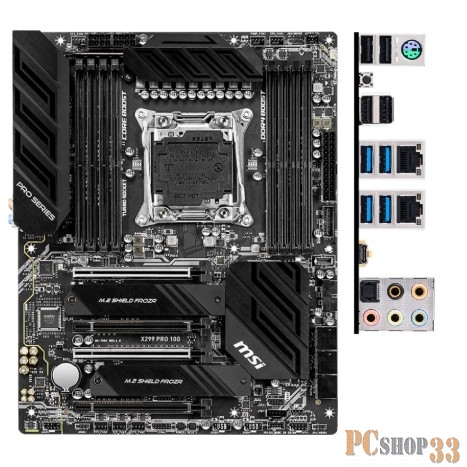 Материнская плата X299 S2066 ATX X299 PRO 10G MSI