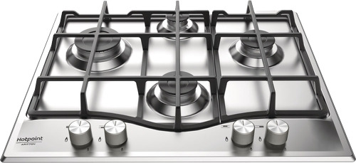 Варочная поверхность газовая Hotpoint-Ariston 641 PCN IX/HA RU, нержавеющая сталь, серебро