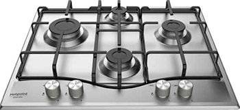 Варочная поверхность газовая Hotpoint-Ariston PCN 642 IX/HA RU, нержавеющая сталь, серебро