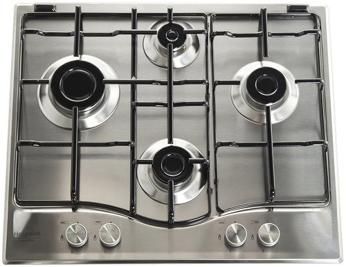 Варочная поверхность газовая Hotpoint-Ariston PCN 642 IX/HA RU, нержавеющая сталь, серебро