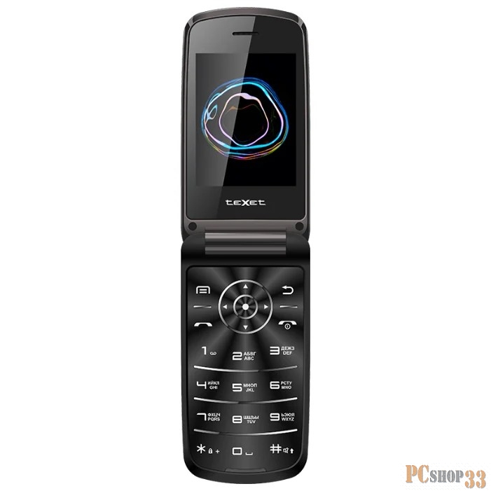 Мобильный телефон teXet TM-414 черный