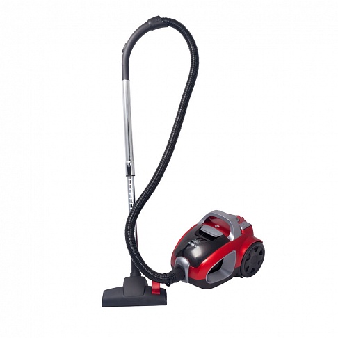 Пылесос Endever SkyClean VC-610, красный/серый, 2000 Вт, мощность всасывания 300 Вт, HEPA-фильтр, фильтр защиты двигателя