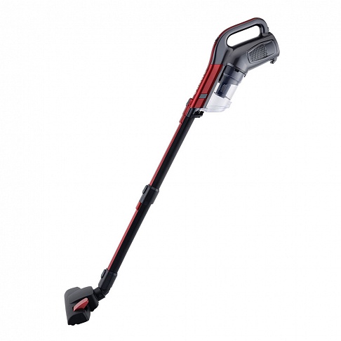 Пылесос вертикальный Endever SkyClean VC-288, 600 Вт., пылесборник 0,5 л., красный/серый