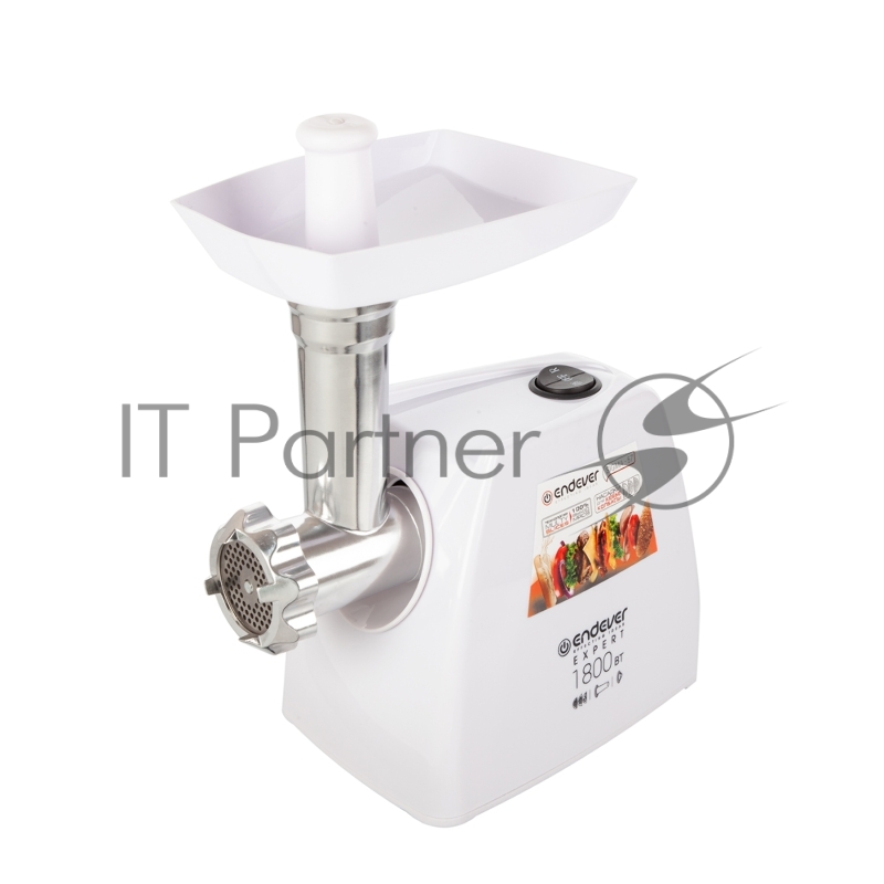 Мясорубка Endever Sigma-57, 1800 Вт., комплект насадок, производительность до 2,2 кг/мин., белый
