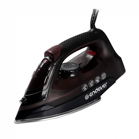 Утюг Endever Delta-103, 1200 Вт., подача пара 30 г/мин, паровой удар 130 г/мин, подошва сталь, черный