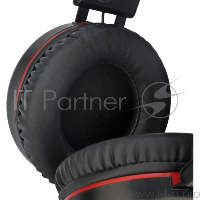 Гарнитура Redragon Minos красный + черный (подсветка,объемным звуком 7.1,кабель 2 м)