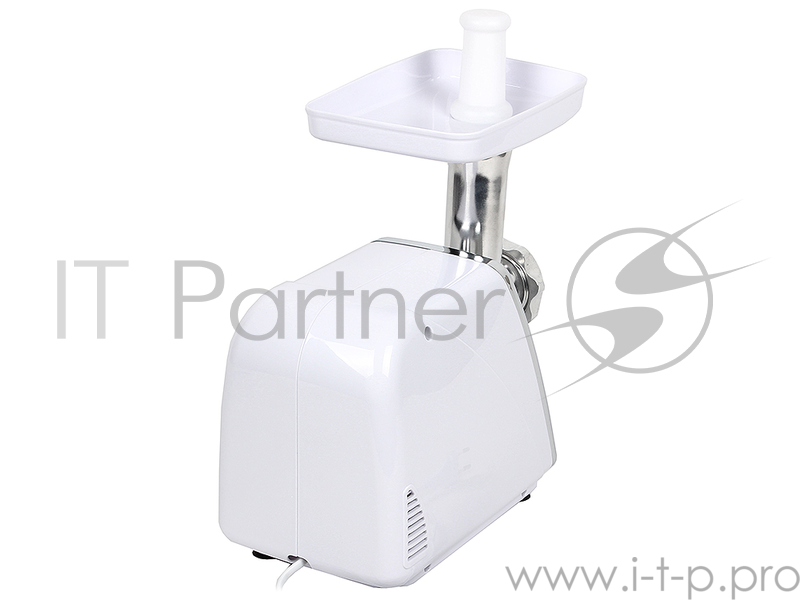 Мясорубка Endever Skyline MG-46 1800Вт, про-сть до 2,5 кг/мин, реверс, 2 решетки, загрузочный лоток, толкатель, стальной нож, белый