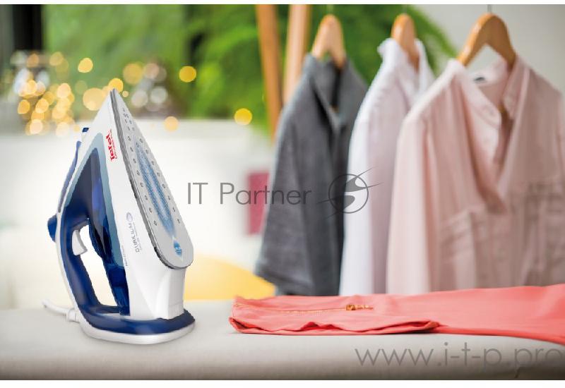 Утюг Tefal FV5715E0 2200Вт голубой/белый