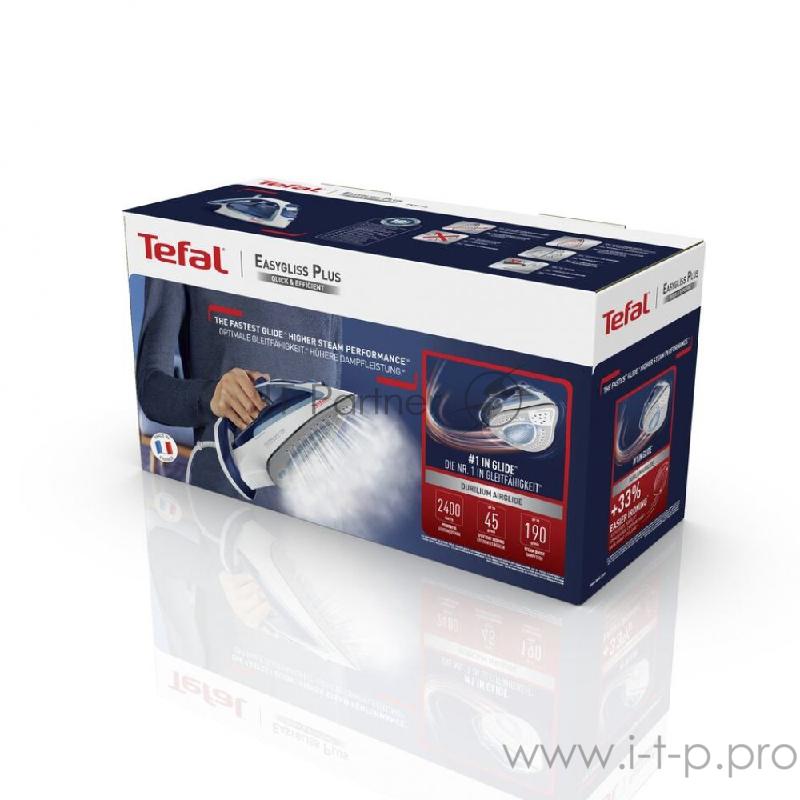 Утюг Tefal FV5715E0 2200Вт голубой/белый