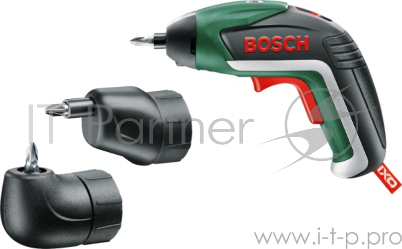 Шуруповерт Bosch IXO 06039A8022, аккум. (Li-Ion 3.6В, 215об./мин., шестигран.) + 2 насадки + 10 бит