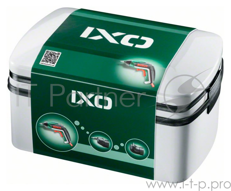 Шуруповерт Bosch IXO 06039A8022, аккум. (Li-Ion 3.6В, 215об./мин., шестигран.) + 2 насадки + 10 бит